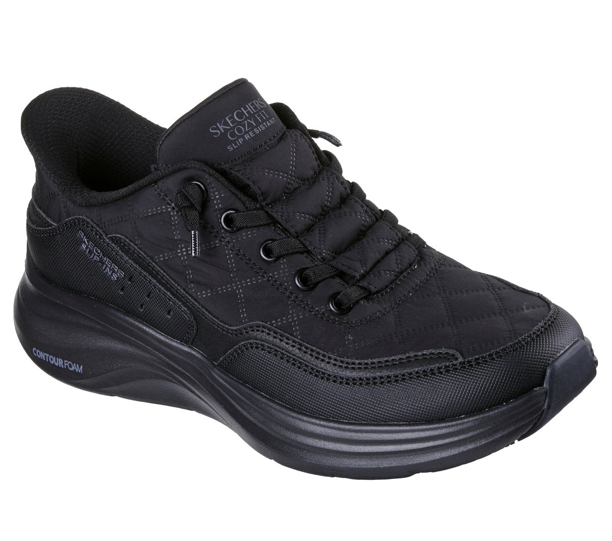 Slip-ins Work Slip-Resistant: Contour Foam - Cozy Fit | Skechers Women
