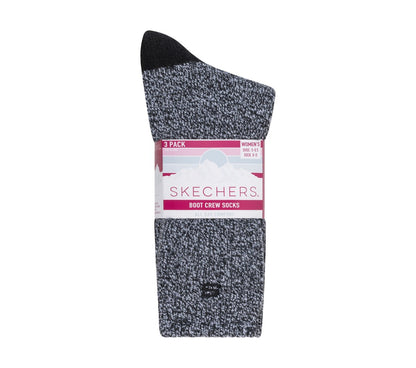 Super Soft Boot Crew Socks - 3 Pack | Skechers Women|Clothing