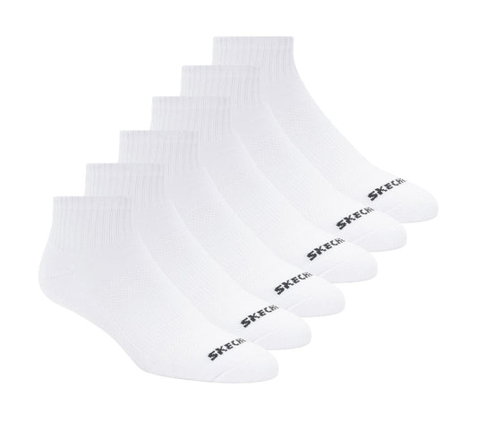 6 Pack Core Quarter Medium Socks | Skechers Women|Clothing