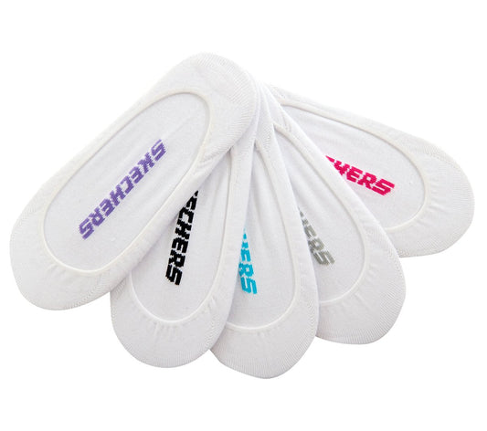 5 Pack Non Terry Solid Liner Socks | Skechers Women|Clothing