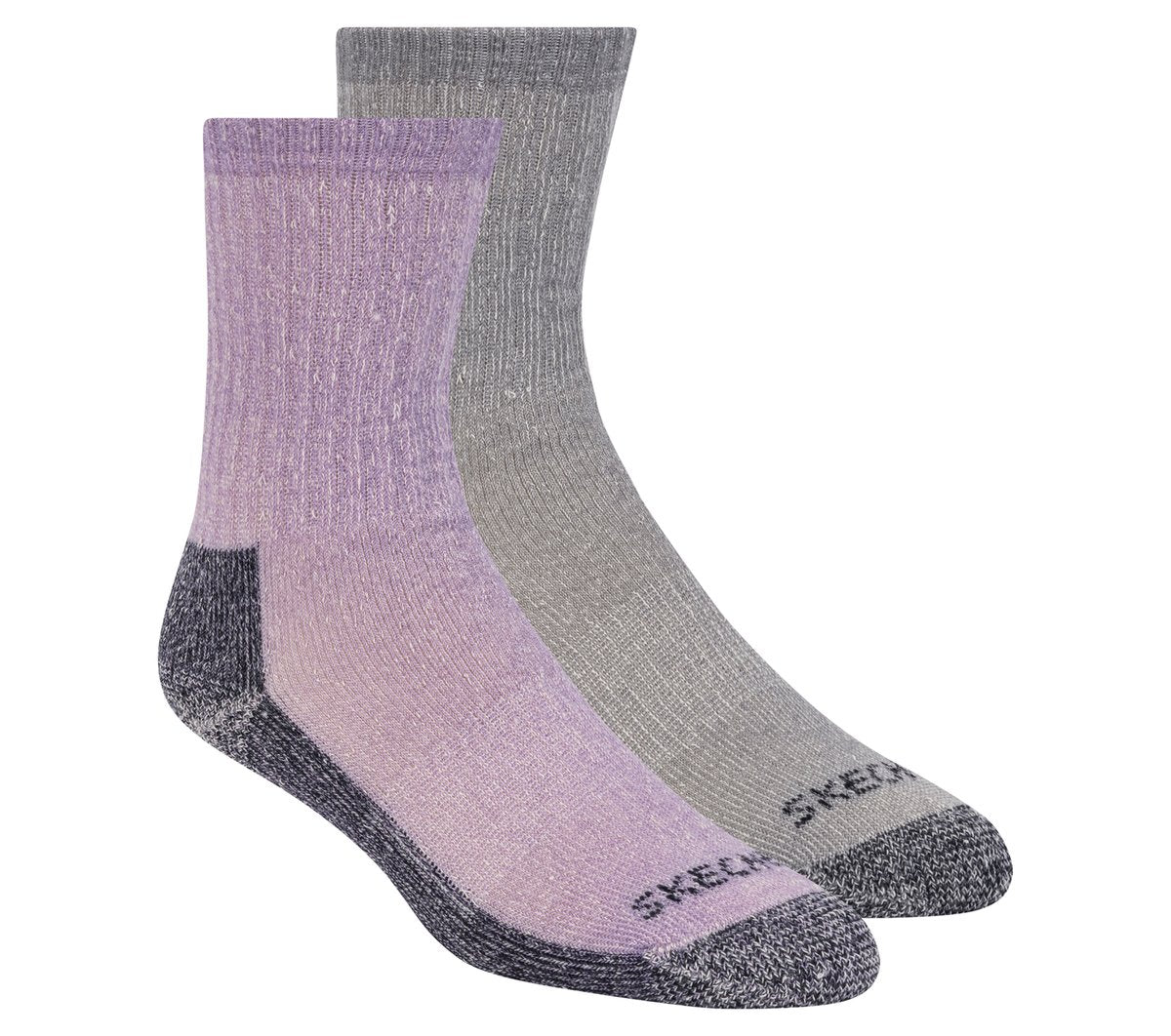2 Pack Women's Crew Wool Socks | Skechers Women|Clothing