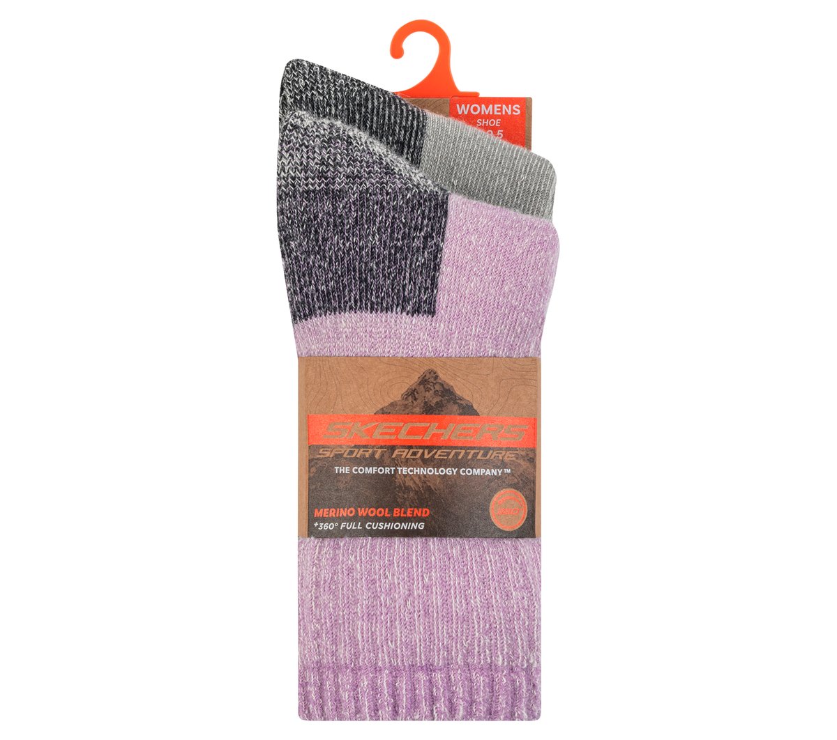 2 Pack Women's Crew Wool Socks | Skechers Women|Clothing