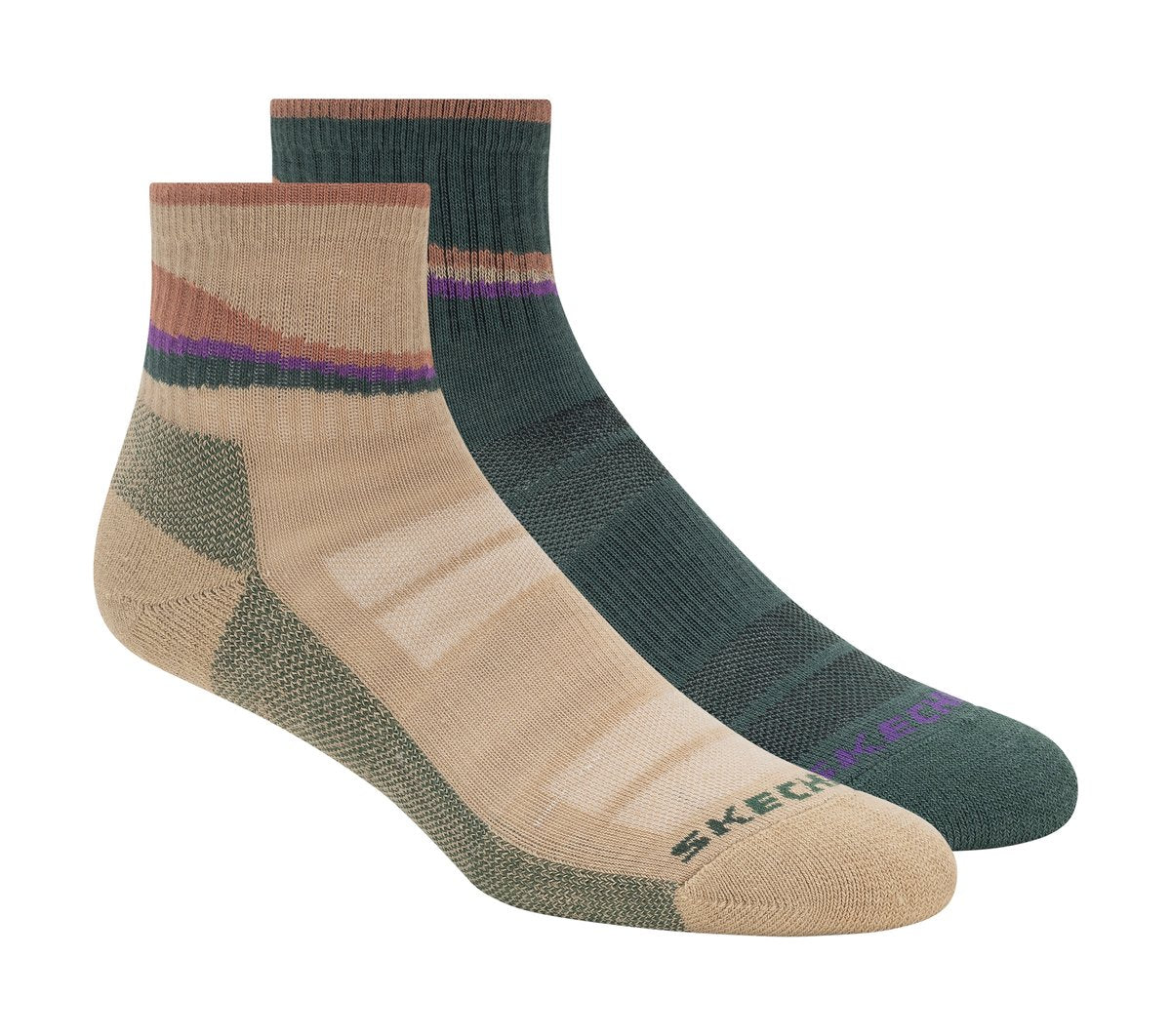 2 Pack Women's Trail Quarter Socks | Skechers Women|Clothing