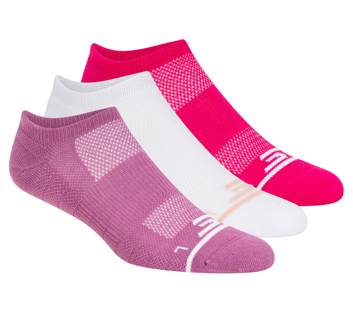 3 Pack Women's No Show Premium Basic Socks | Skechers Women|Clothing