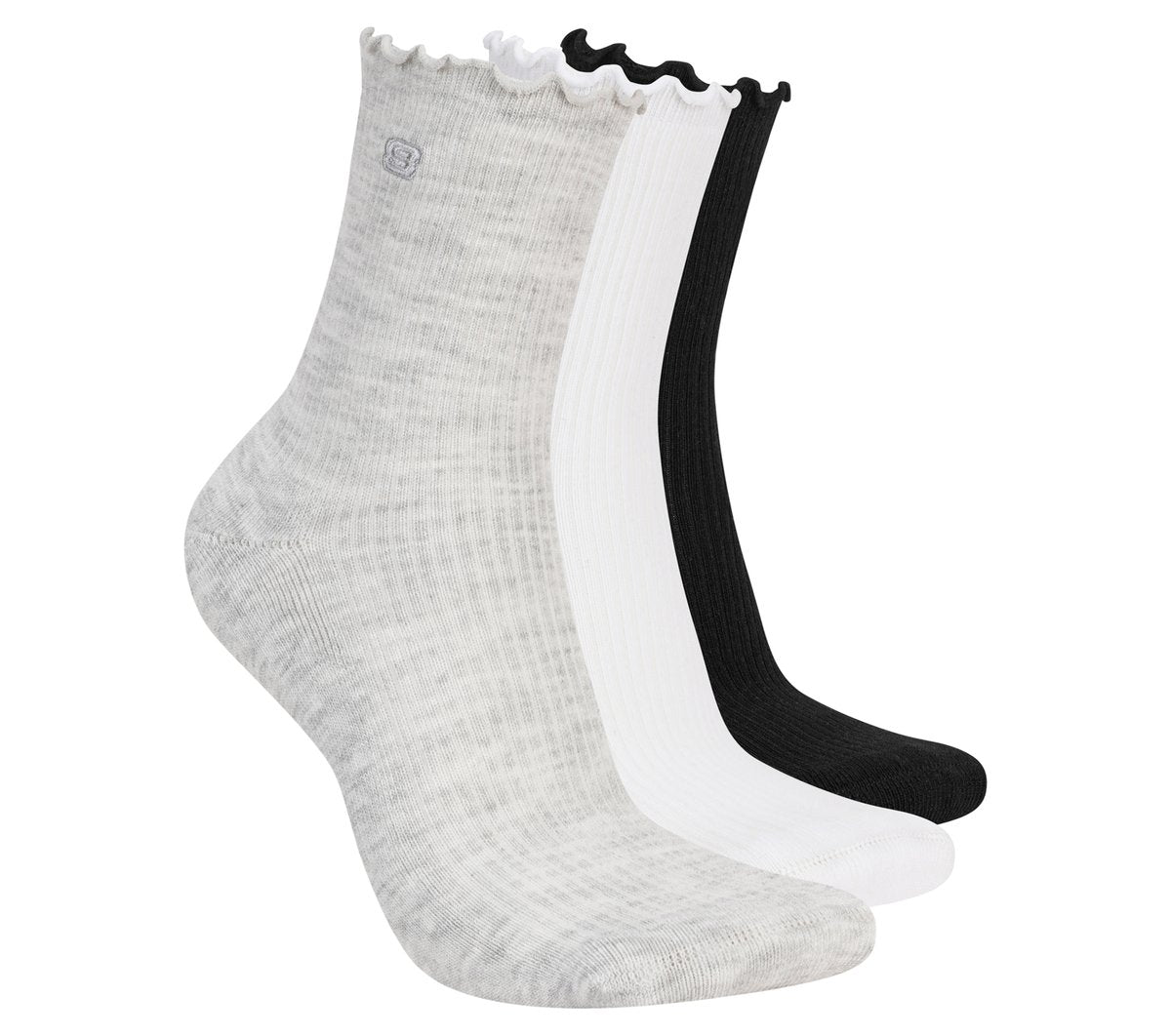 3 Pack Women's Ankle Lettuce Socks | Skechers Women|Clothing