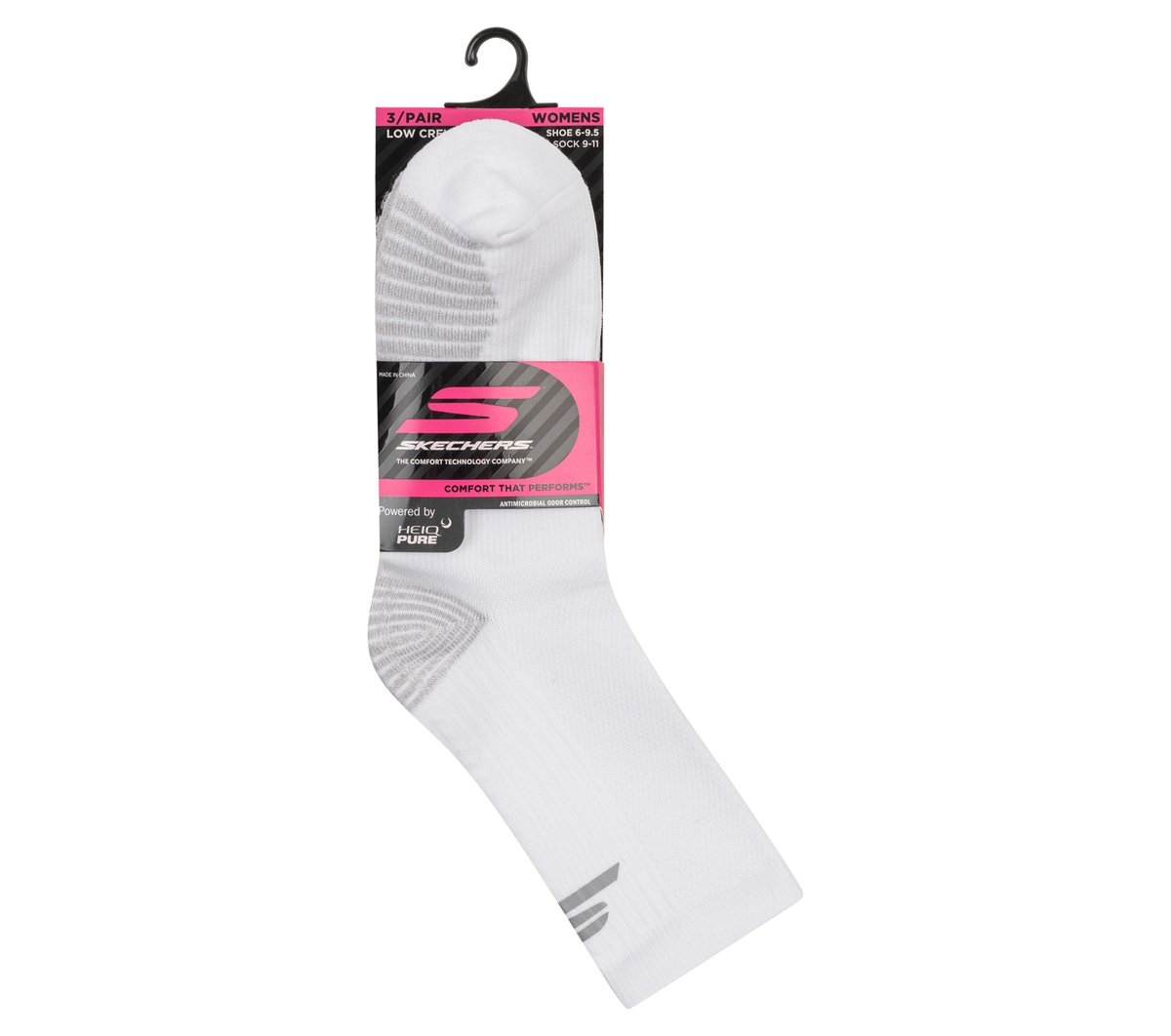 3 Pack Women's Half Terry Low Crew Socks | Skechers Women|Clothing