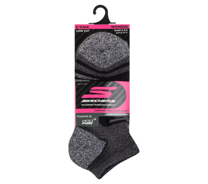 3 Pack Women's Performance Low Cut Running Socks | Skechers Women|Clothing