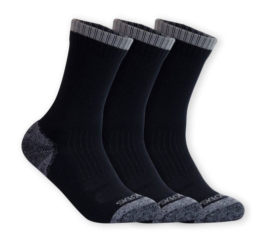 3 Pack Half Terry Work Crew Socks | Skechers Women|Men|Clothing