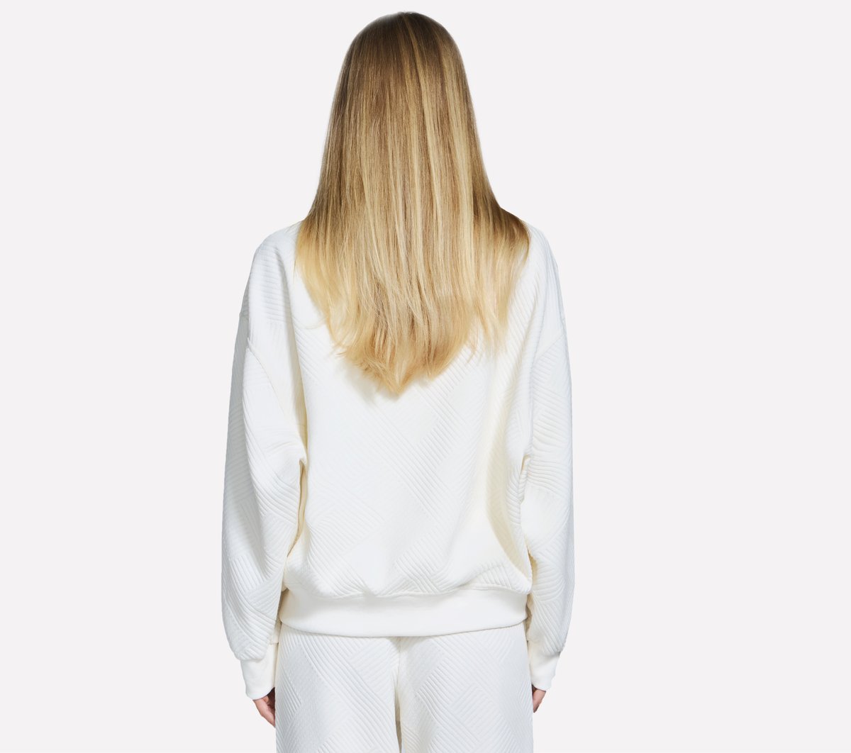 Downtown Cozy Fit Long Sleeve Crew | Skechers Women
