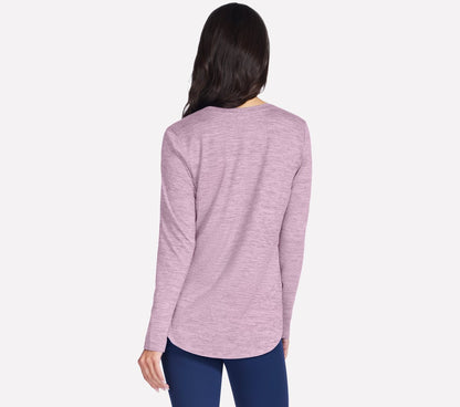 GO DRI Swift Long Sleeve Tunic Crew | Skechers Women
