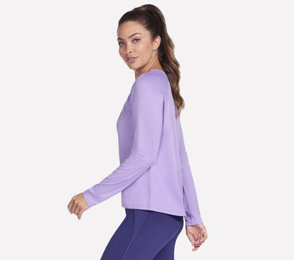 GO DRI Stride Long Sleeve Crew | Skechers Women
