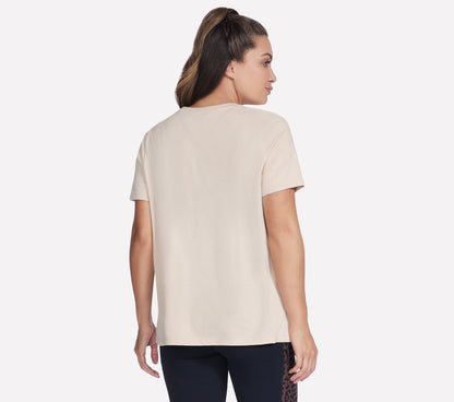 Diamond Cheetah Short Sleeve Tee | Skechers Women