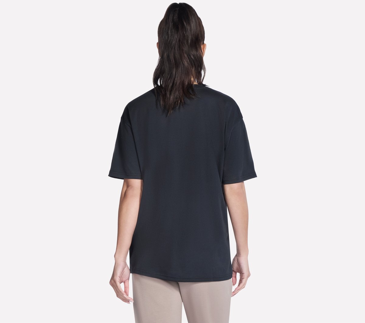 Script Diamond Studded Short Sleeve Tee | Skechers Women