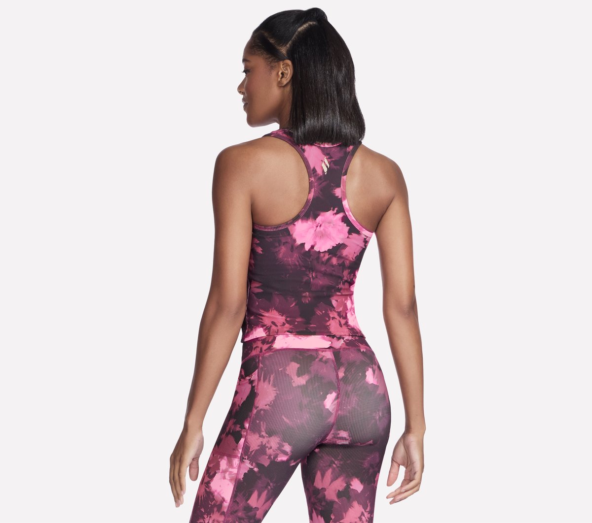 GO FLEX RIB Inbloom V-Neck Tank | Skechers Women