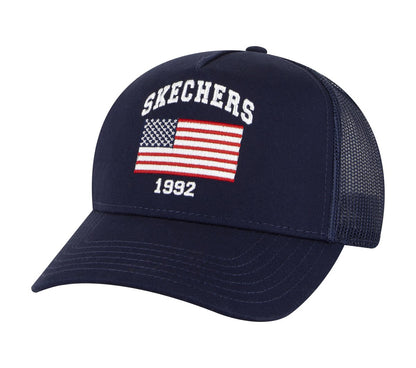 Accessories USA Flag Trucker Hat | Skechers Women|Men|Clothing