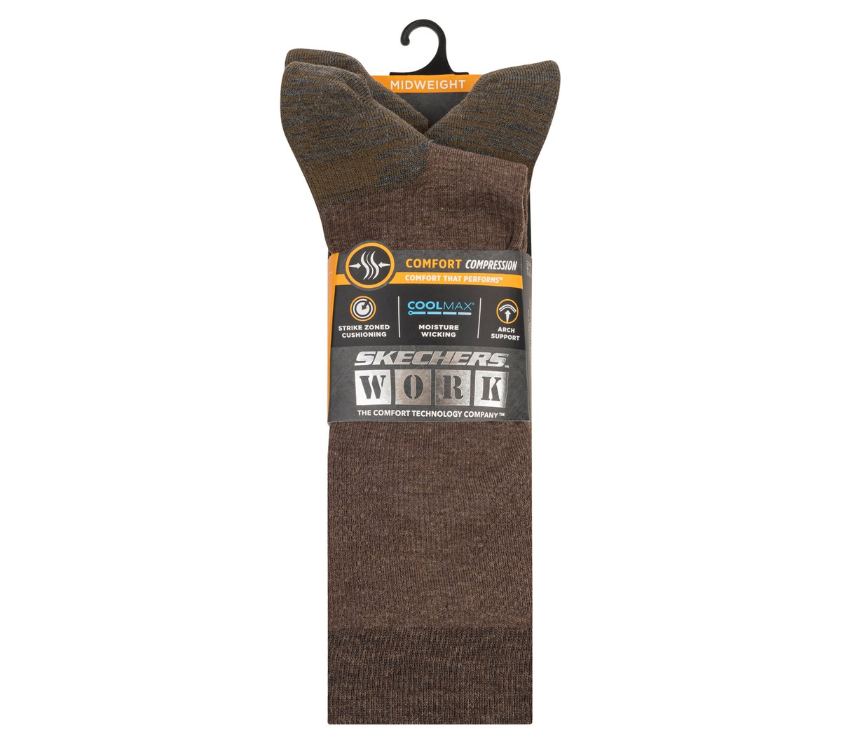 Work: 3 Pack Men's Over Calf Compression Socks | Skechers Men|Clothing
