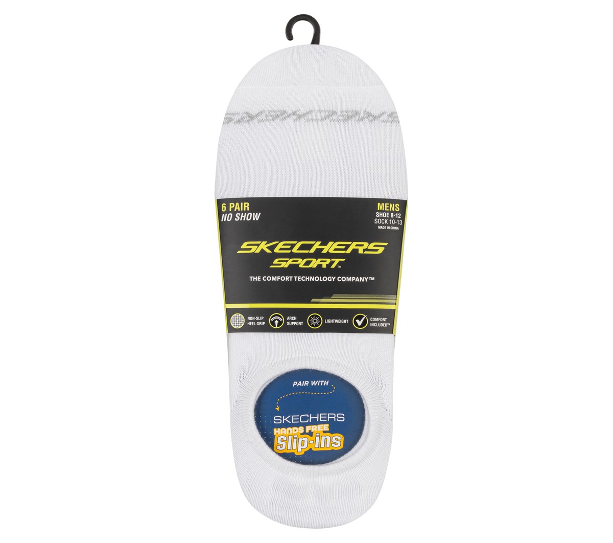 6 Pack Men's Sneaker Liner Socks | Skechers Men|Clothing