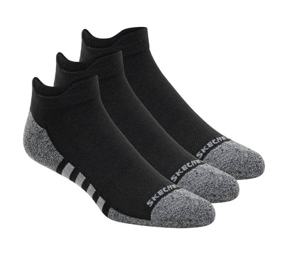 Lowcut Heel Tab Work Socks - 3 Pack | Skechers Men|Clothing