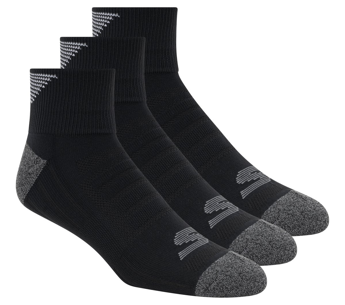 3 Pack Men's Half Terry Quarter Crew Socks | Skechers Men|Clothing