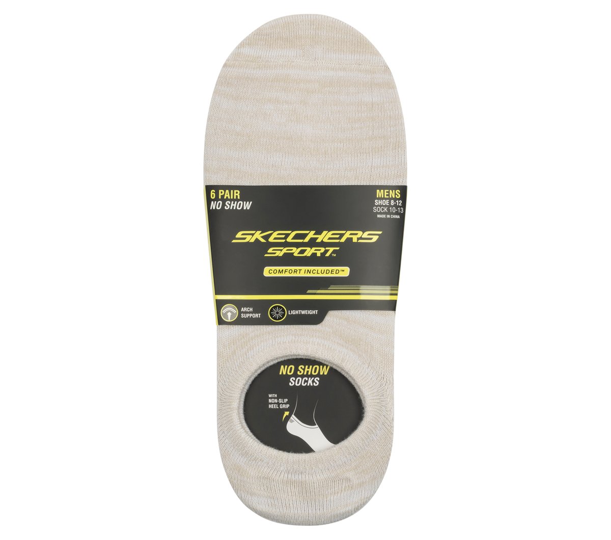 6 Pack Men's Sneaker Liner Socks | Skechers Men|Clothing