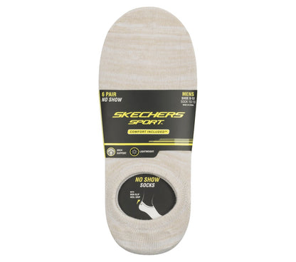 6 Pack Men's Sneaker Liner Socks | Skechers Men|Clothing