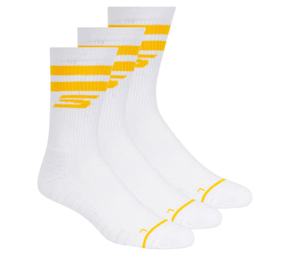 3 Pack Performance Pickleball Crew Socks | Skechers Men|Clothing