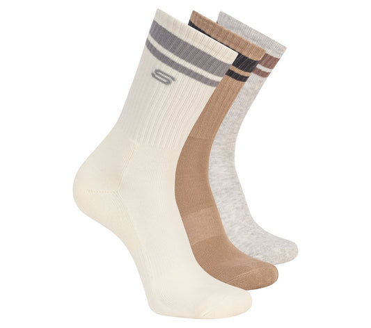3 Pack Men's Lifestyle Crew Socks | Skechers Men|Clothing