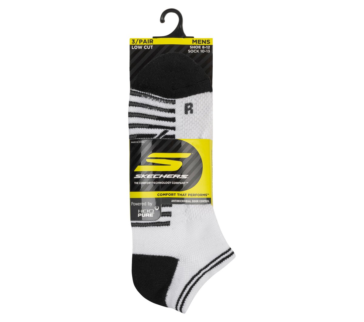 3 Pack Men's Performance Low Cut Running Socks | Skechers Men|Clothing