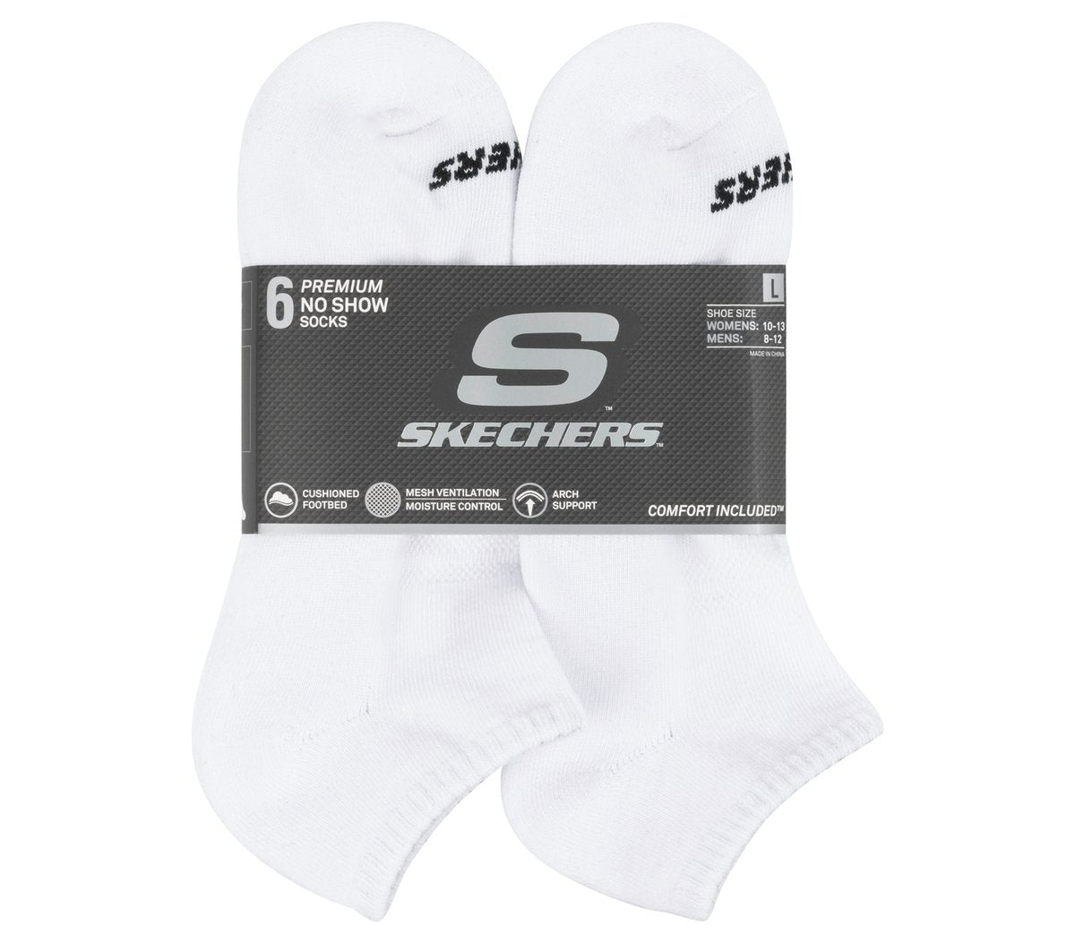 6 Pack Core Low Cut Large Socks | Skechers Men|Clothing