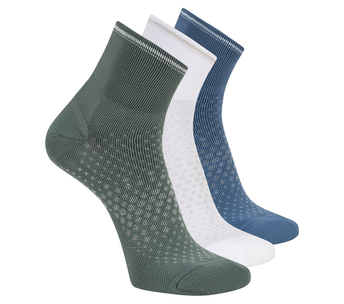 3 Pack Men's Performance Running Quarter Socks | Skechers Men|Clothing
