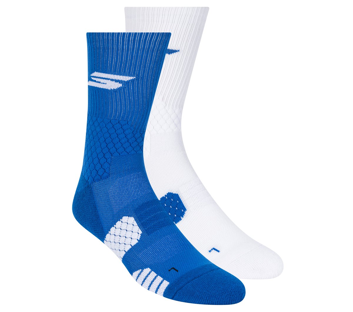 2 Pack Performance Basketball Crew Socks | Skechers Men|Clothing