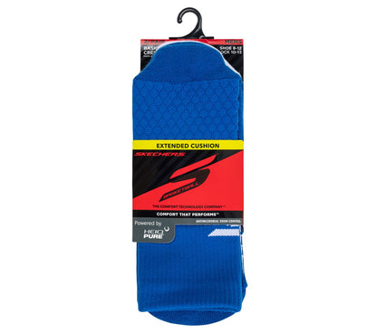 2 Pack Performance Basketball Crew Socks | Skechers Men|Clothing