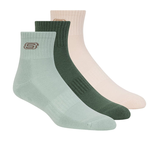 3 Pack Men's Lifestyle Quarter Socks | Skechers Men|Clothing