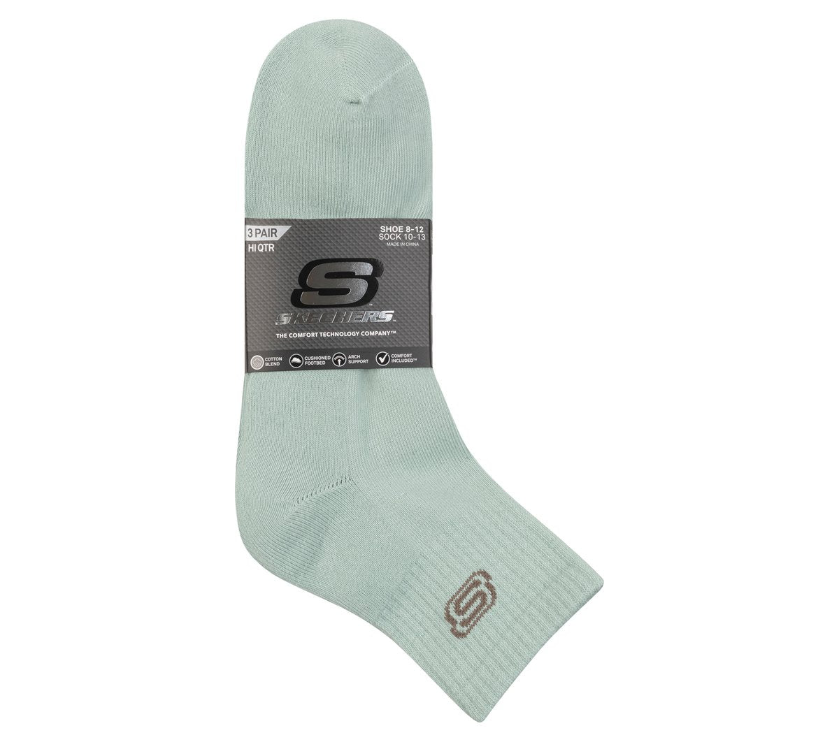 3 Pack Men's Lifestyle Quarter Socks | Skechers Men|Clothing