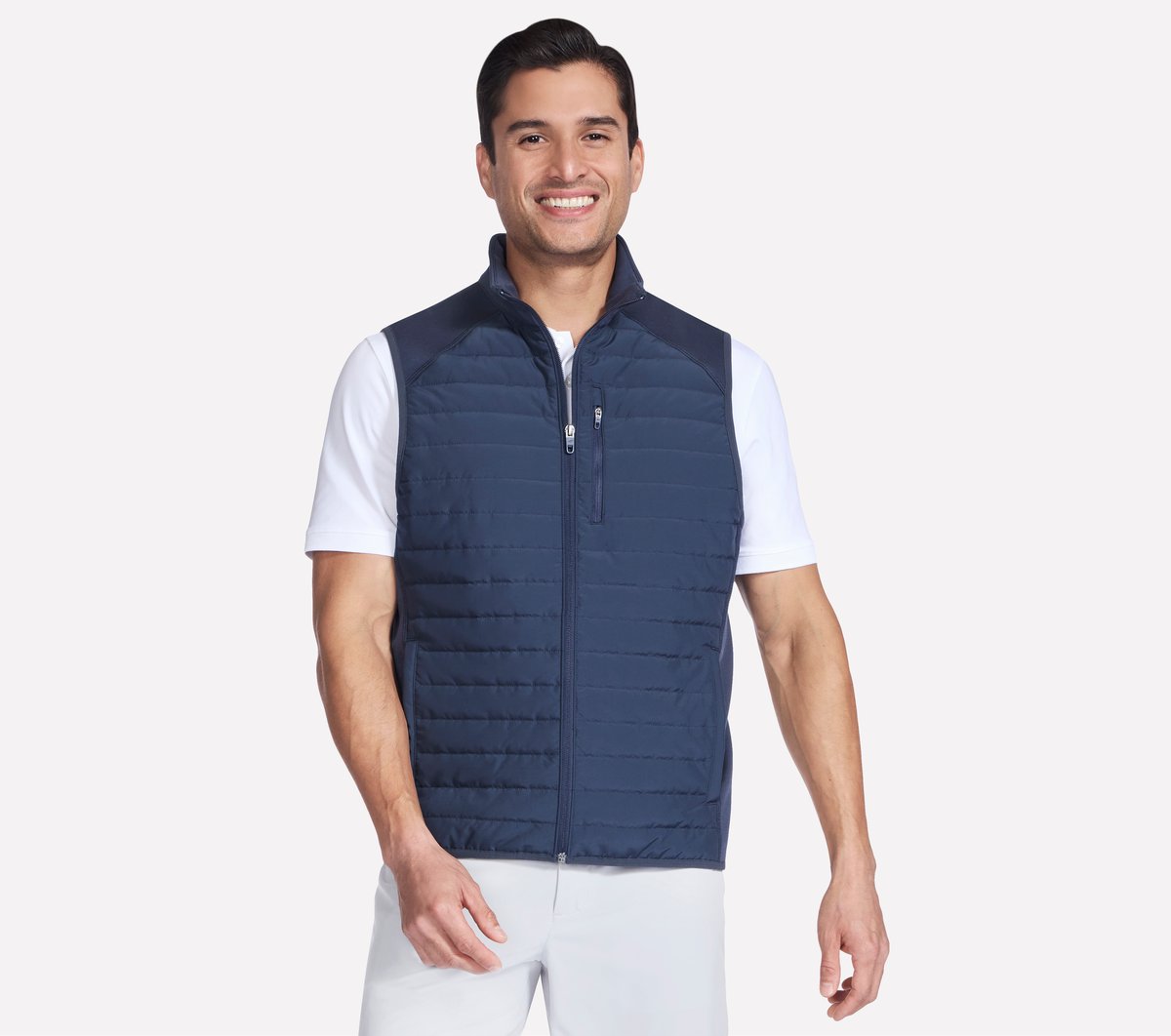 GO SHIELD Cozy Fit Hybrid Vest | Skechers Men