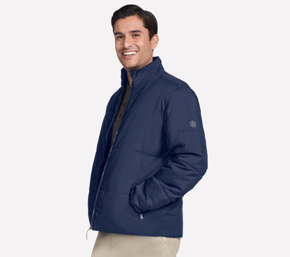 GO SHIELD Cozy Fit Traverse Down Jacket | Skechers Men