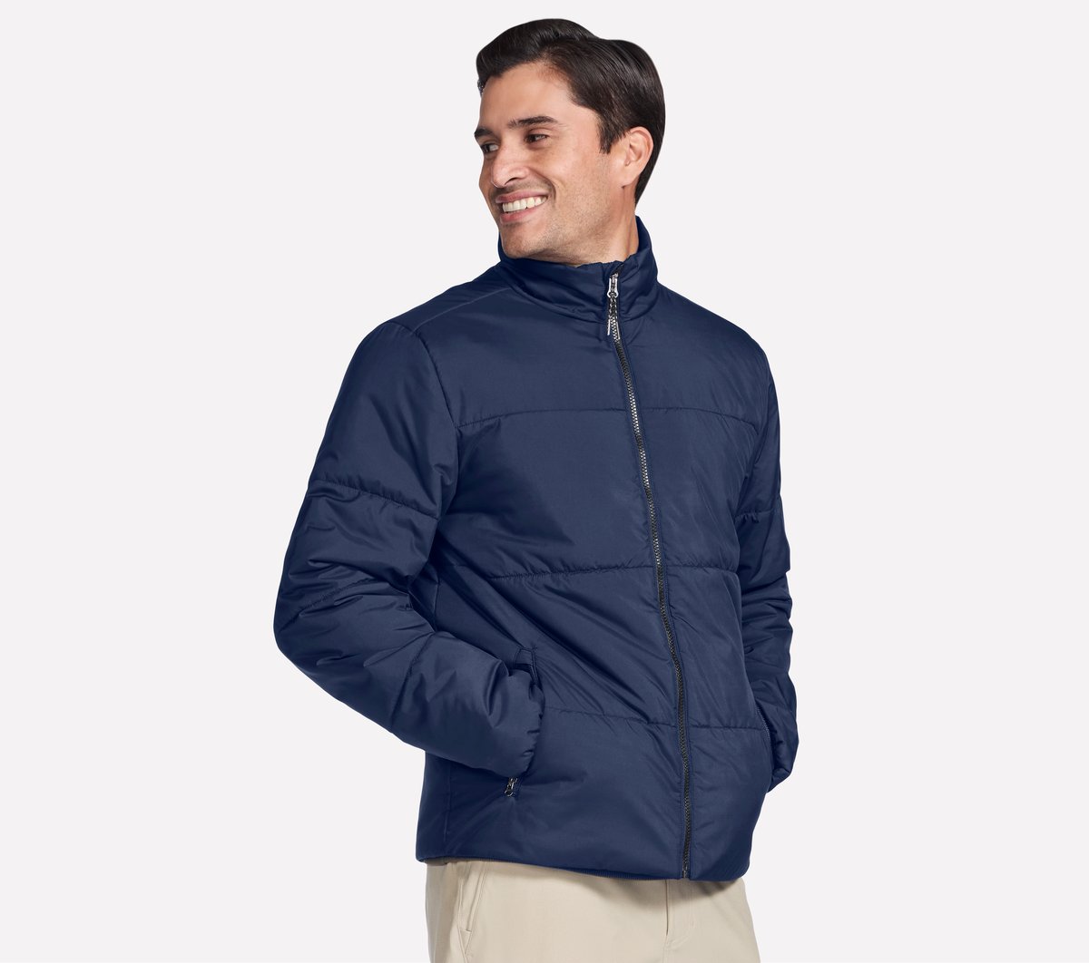 GO SHIELD Cozy Fit Traverse Down Jacket | Skechers Men