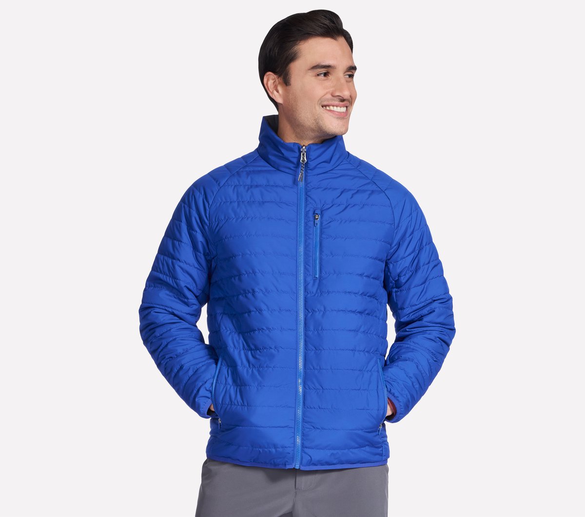 GO SHIELD Cozy Fit Altitude Reversible Jacket | Skechers Men
