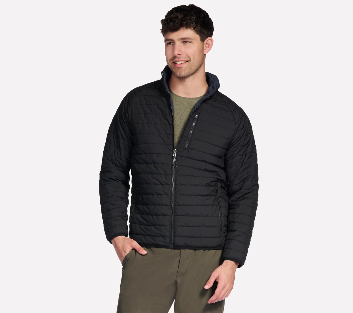 GO SHIELD Cozy Fit Altitude Reversible Jacket | Skechers Men