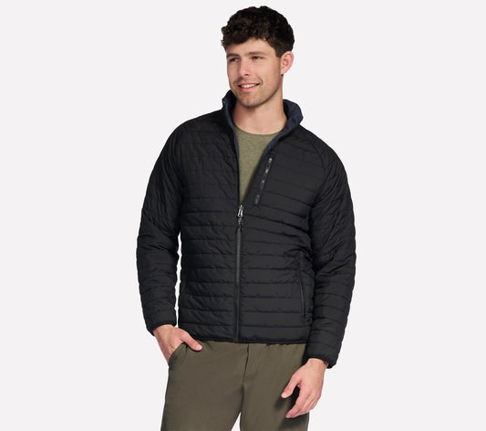 GO SHIELD Cozy Fit Altitude Reversible Jacket | Skechers Men