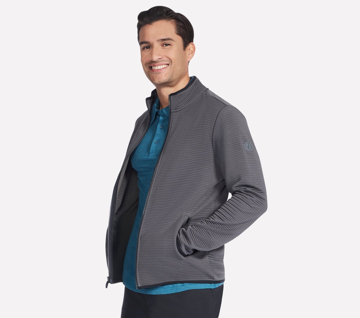 The Hoodless Hoodie Ottoman Jacket | Skechers Men