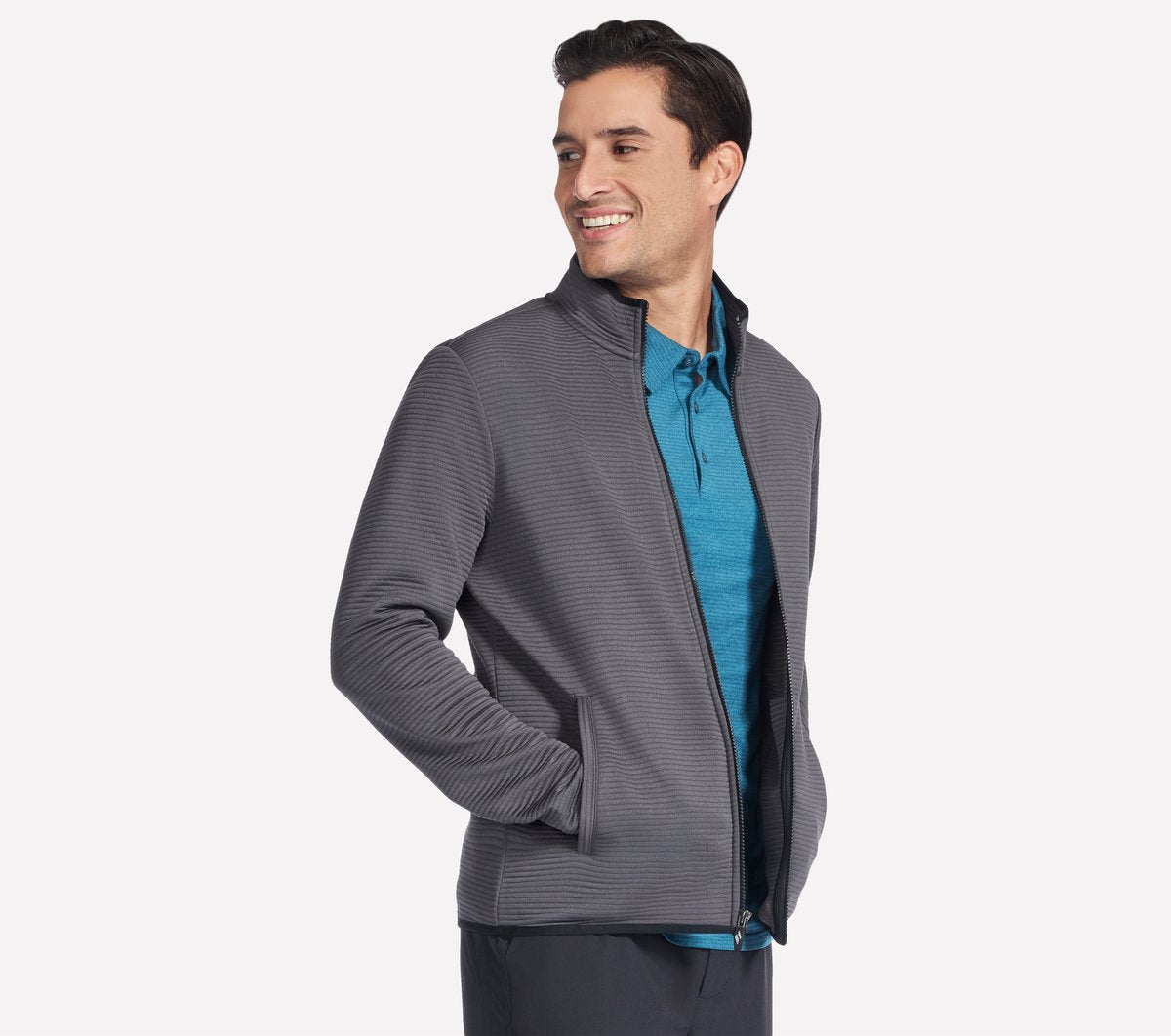 The Hoodless Hoodie Ottoman Jacket | Skechers Men