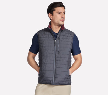 GO SHIELD Cozy Fit Altitude Reversible Vest | Skechers Men