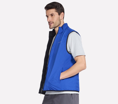 GO SHIELD Cozy Fit Altitude Reversible Vest | Skechers Men