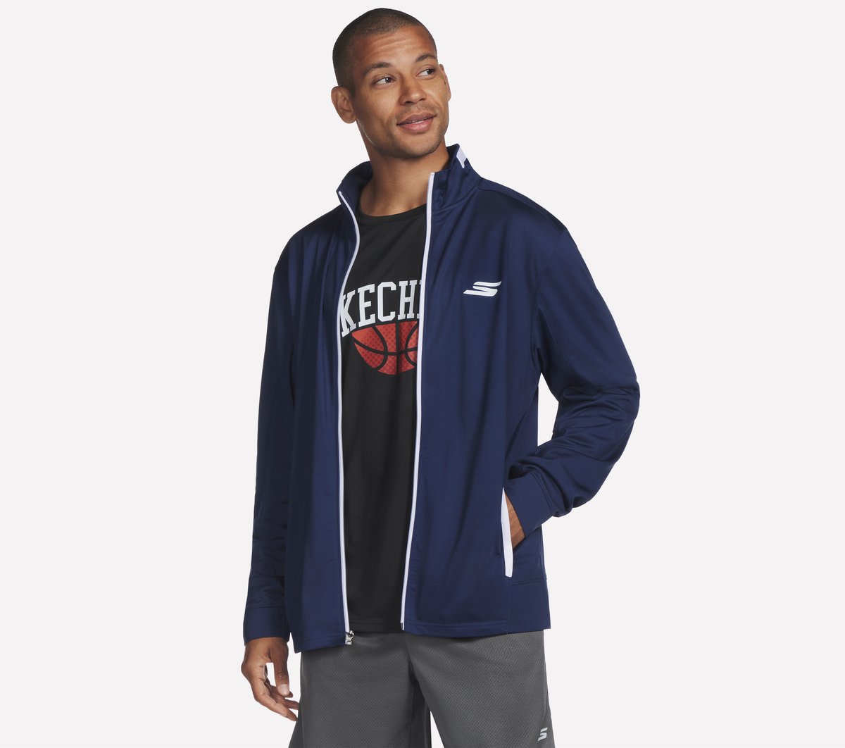 Hoops Track Jacket | Skechers Men
