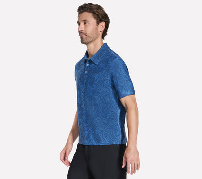 GO DRI All Day Printed Polo | Skechers Men