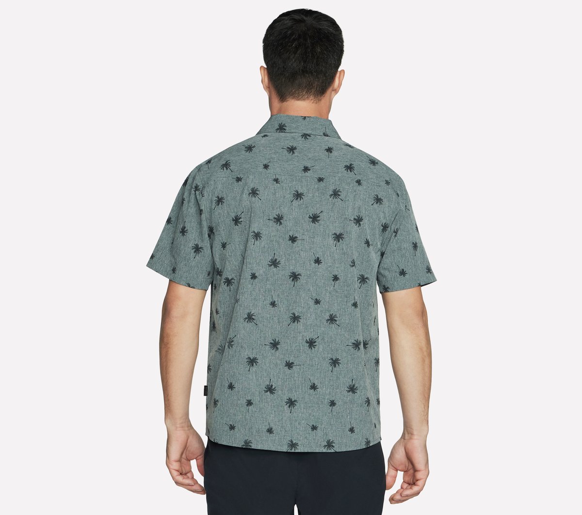 The GO WALK Air Printed Short Sleeve Shirt | Skechers Men