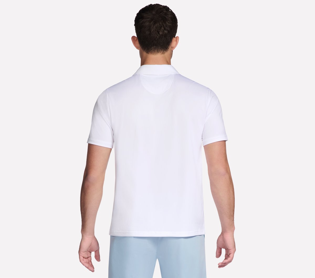 GO DRI Charge Palm Stripe Polo | Skechers Men