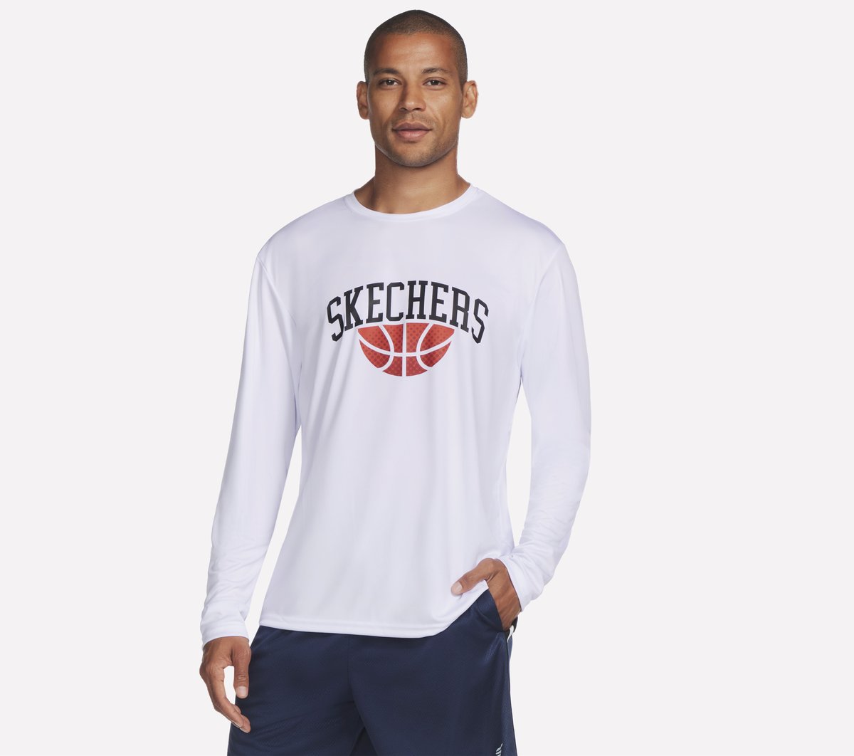 Hoops Long Sleeve Tee | Skechers Men