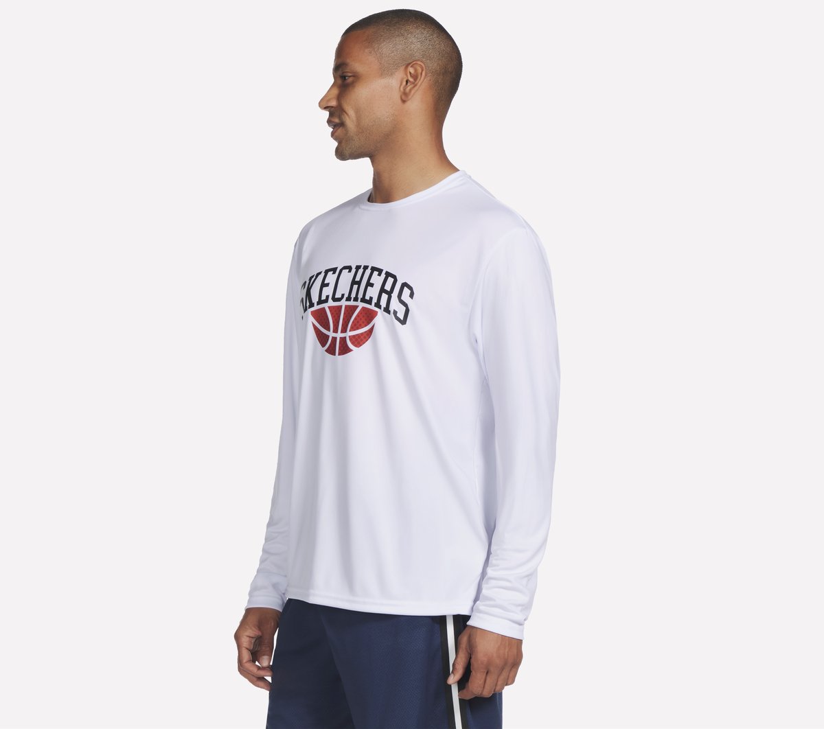 Hoops Long Sleeve Tee | Skechers Men